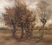 Vincent Van Gogh Autumn Landscape with Four Trees (nn04) oil painting artist